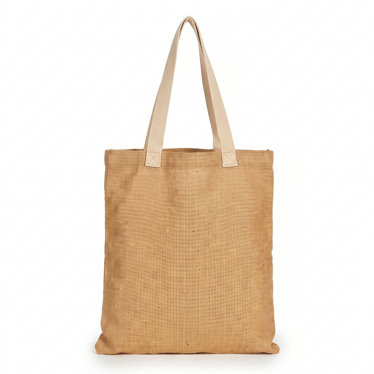 Bolsa Tote Grande de Yute con Fuelle 40 × 35 cm – Ceiba Tierra