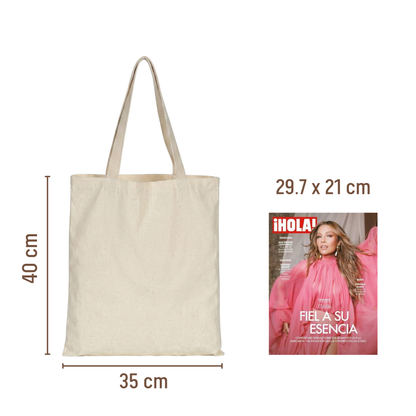 Bolsa Tote Grande de Lienzo Liviana 40 × 35 cm – Ceiba Brisa