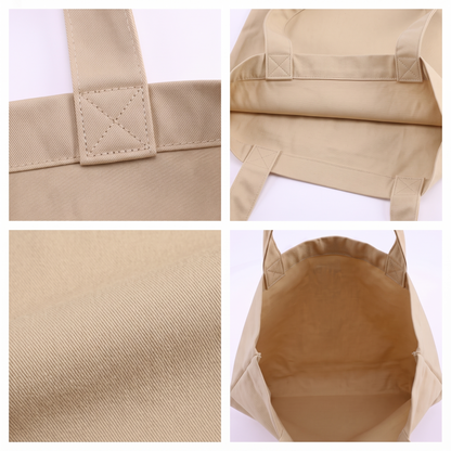 Bolsa Tote Grande de Dril en Colores 40 × 35 cm – Ceiba Trópico