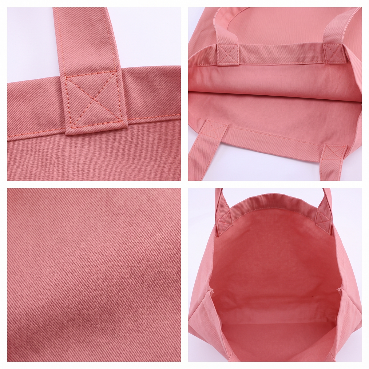 Bolsa Tote Grande de Dril en Colores 40 × 35 cm – Ceiba Trópico