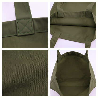 Bolsa Tote Grande de Dril en Colores 40 × 35 cm – Ceiba Trópico
