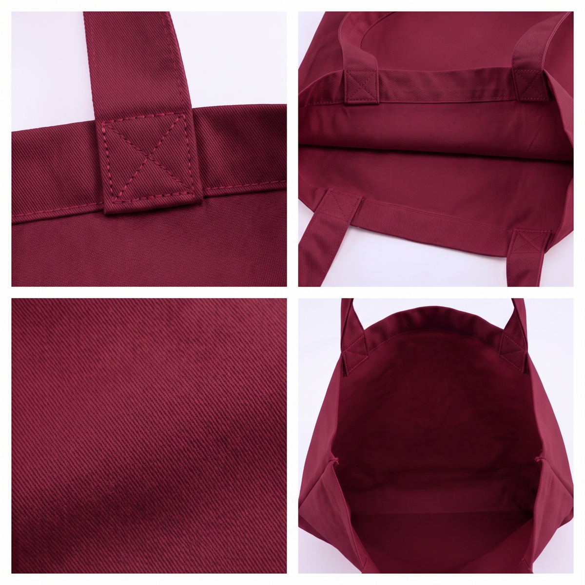 Bolsa Tote Grande de Dril en Colores 40 × 35 cm – Ceiba Trópico