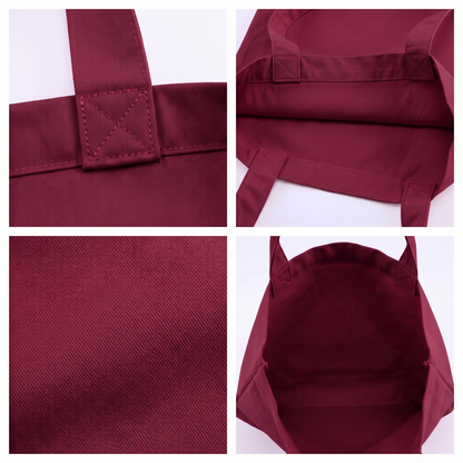 Bolsa Tote Grande de Dril en Colores 40 × 35 cm – Ceiba Trópico
