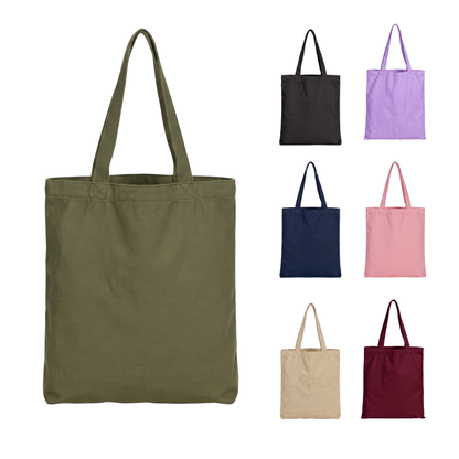 Bolsa Tote Grande de Dril en Colores 40 × 35 cm – Ceiba Trópico