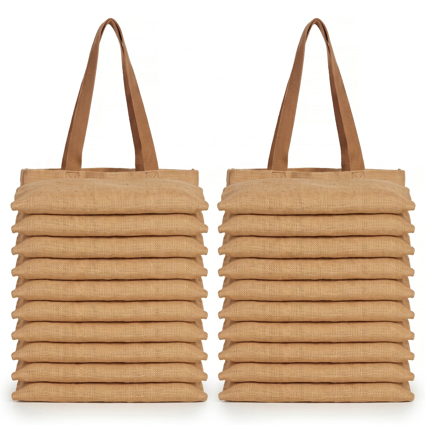 Pack x20 - Bolsa Tote Básica de Yute | Precio por Mayor