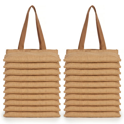 Pack x20 - Bolsa Tote Básica de Yute | Precio por Mayor