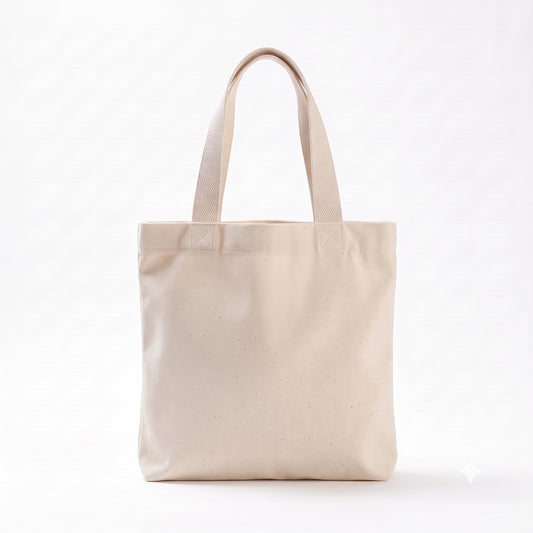 Mini Bolsa Tote de Lienzo Liviana 22 × 20 cm – Musgo Brisa